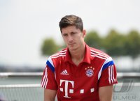 FUSSBALL 1. Bundesliga 14/15: Robert Lewandowski (FC Bayern Muenchen)