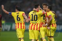 Fussball Champions League 13/14: JUBEL  FC Barcelona