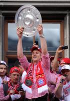 Fussball 1. Bundesliga :  JUBEL  Torwart Hans Joerg Butt (FC Bayern Muenchen)