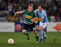 Fussball Europa League Saison 2012/2013: Lazio Rom - Borussia Moenchengladbach