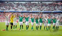 FUSSBALL 1. BUNDESLIGA: FC Bayern Muenchen  - Werder Bremen