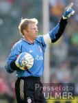 Fussball 1. Bundesliga: Bayern, KAHN zeigend