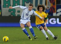 Fussball International  Testspiel:  Erdin Dzeko (Bosnien-Herzegowina)