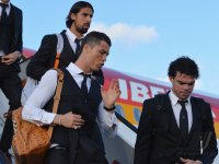 Fussball Champions League Finale 2014: Ankunft Real Madrid