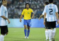 FUSSBALL  Olympia 2008   Halbfinale  Maenner   Argentinien - Brasilien