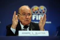 Fussball 58. FIFA Kongress 2008 PK Executive Committee BLATTER