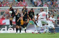 Fussball International Audi Cup 2011: Zlatan Ibrahimovic (AC Mailand) und Robinho (AC Mailand)
