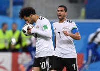 FUSSBALL WM 2018 Vorrunde Russland -  Aegypten