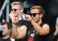 Ankunft der Deutschen Nationalmannschaft in Berlin nach dem Gewinn der Weltmeisterschaft 2014