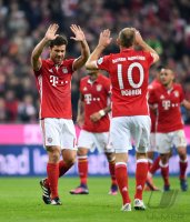 Fussball 1. Bundesliga Saison 16/17: FC Bayern Muenchen - Borussia Moenchengladbach