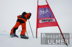 Ski Alpin;  Abfahrt Herren  Wengen Start Max Rauffer (GER) im Hintergrund Eiger, Moench, Jungfrau