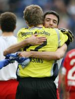 Fussball 1. Bundesliga: Duisburg - Bayern, Jubel MAKAAY, RENSING