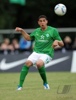 Fussball 1. Bundesliga, Testspiel: Werder Bremen, BALOGUN am Ball