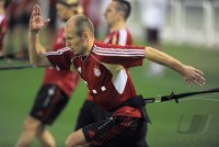Fussball 1. Bundesliga 11/12: FC Bayern Muenchen Training in Doha