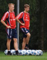 Fussball 1. Bundesliga: Training beim FC Bayern Muenchen