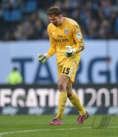 Fussball, 1. Bundesliga  Saison 2014/2015, Relegation: Hamburger SV - Karlsruher SC