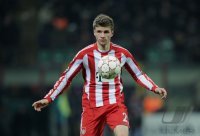 Fussball CHL  Saison 2010/2011:  Thomas Mueller (FC Bayern Muenchen)
