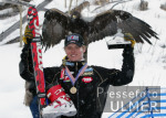 SKI   Weltcup Super G Mnner Sieger Bjarne Solbakken (NOR)  mit  Adler