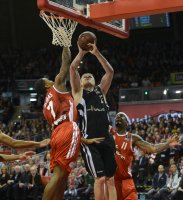 Basketball 1. Bundesliga 2012/2013:  FC Bayern Muenchen - Walter Tigers Tuebingen