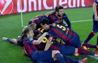 Fussball CHL 14/15 Halbfinale: FC Barcelona - FC Bayern Muenchen