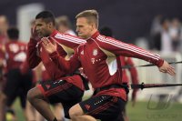 Fussball 1. Bundesliga 11/12: FC Bayern Muenchen Training in Doha