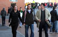 FUSSBALL  International CHL 09/10 :  Skistar Maria Riesch mit ihrem neuen Freund und Manager Marcus Hoefl