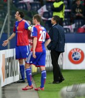 Fussball Europa League Saison 2013/2014: Praesident Bernhard Heusler (FC Basel)