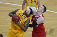 Basketball 1. Bundesliga 14/15 Hauptrunde:  Walter Tigers Tuebingen - FC Bayern Muenchen