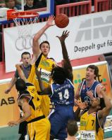 Basketball 1. Bundesliga  07/08  Walter Tigers Tuebingen  -Bayer Giants Leverkusen