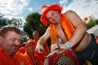 FUSSBALL EURO 2008: Fancamp der Niederlaender in Interlaaken