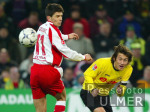 Fussball 1. Bundesliga: Dortmund - Koeln, Zweikampf