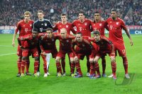 Fussball CHL  Saison 2011/2012: Teamfoto FC Bayern Muenchen