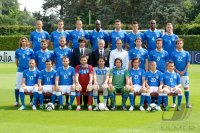 FUSSBALL INTERNATIONAL: Teamfoto von Italien