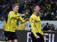 Fussball  1. Bundesliga  13/14: JUBEL Lukasz Piszczek (Borussia Dortmund)