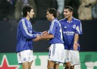 Fussball CL: Schalke - Eindhoven, Jubel
