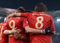 Fussball 1. Bundesliga Saison 12/13:  JUBEL Mario Mandzukic (FC Bayern Muenchen)