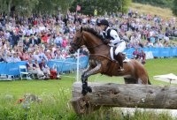 REITEN Olympia 2012: Michael Jung (Deutschland) mit Sam beim Gelaenderitt