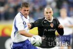 Fussball Uefa-Cup: Schalke - Basel, Zweikampf