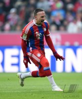 Fussball 1. Bundesliga Saison 14/15: Franck Ribery (FC Bayern Muenchen)