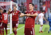 Fussball 1. Bundesliga Saison 21/22: FC Bayern Muenchen -  1. FC Koeln