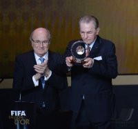 Fussball International  FIFA Ballon d Or 2013; FIFA Praesident Joseph S. Blatter (Schweiz)