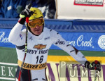 SKI Weltcup Abfahrt Mnner JUBEL Sieger Hermann Maier (AUT)