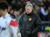 Fussball CHL  Saison 2011/2012:  Enttaeuscht Trainer Sir  Alex  Ferguson  (Manchester United FC)