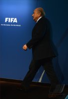 Fussball  International: FIFA Praesident Joseph S. Blatter (Schweiz)