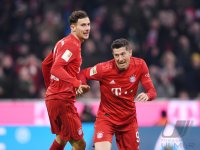 Fussball 1. Bundesliga Saison 19/20: FC Bayern Muenchen -  FC Schalke 04