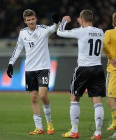 FUSSBALL INTERNATIONAL:  JUBEL Thomas MUELLER (Deutschland)