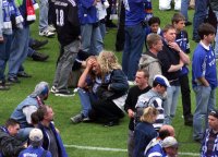 Fussball  1. Bundesliga  2000/2001: ENTTAEUSCHUNG, FC Schalke Fans