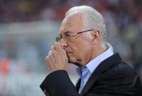 Fussball CHL  Saison 2011/2012: Ehrenpraesident Franz Beckenbauer (FC Bayern Muenchen)