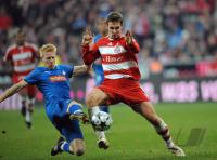 Fussball 1. BL Bayern-Hoffenheim; Zweikampf