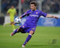 FUSSBALL CHAMPIONS LEAGUE: Florenz, MUTU Einzelaktion